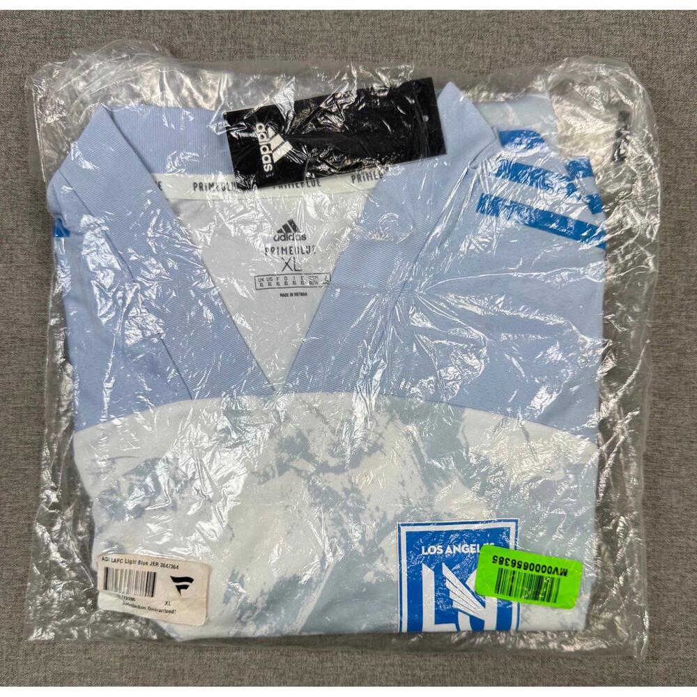 Adidas LAFC Soccer Jersey 2021 Light Blue XL New